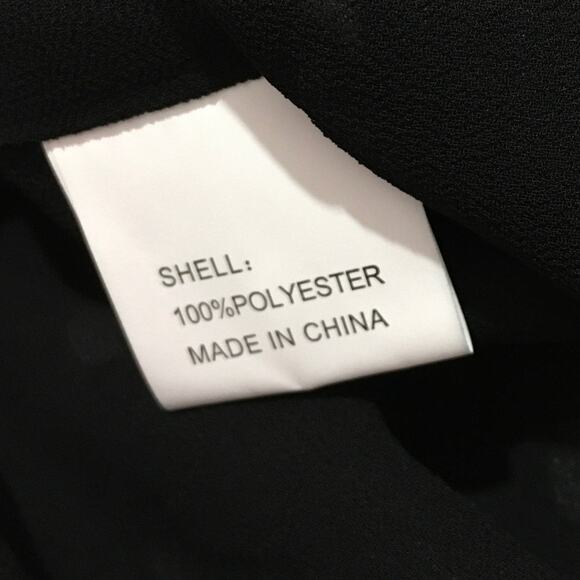 NWT REVOLVE X LIONESS Take the Plunge Polka Dot Top - Black - Medium - Picture 11 of 15